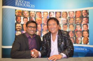 Amandeep Thind with Robert Kiyosaki